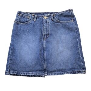 VTG Angels Jeans Junior's  Denim Skirt Glitter all Over Mini Y2K‎ 90s Sparkle 9